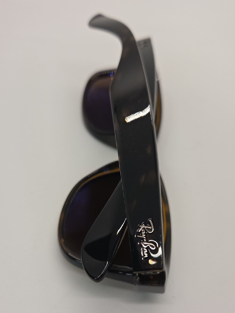 Ray-Ban RB2132 Tortoiseshell Brown New Wayfarer Polarized Sunglasses - Picture 14 of 16